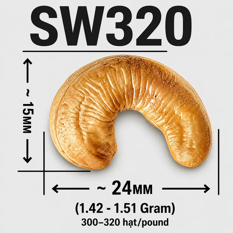 Hạt Điều SW320 — ảnh 3